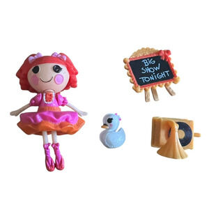 Lalaloopsy Tippy Tumblelina Mini 3" Doll Figure Play Set Pet Accessories